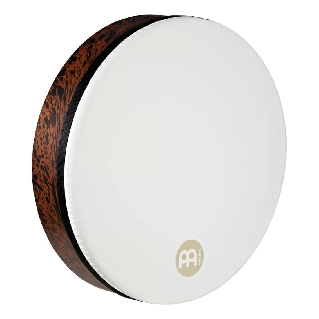 Meinl FD18T-D-TF 18in Mizhar True Feel Headed Frame Drum in Brown Burl