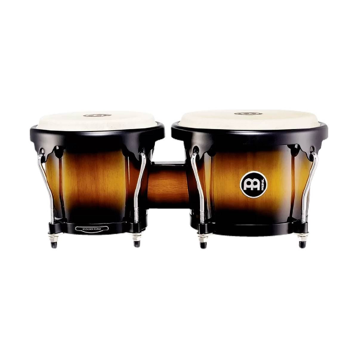 Meinl HB100VSB 6 3/4 & 8in Headliner Series Wood Bongos in Vintage Wine Barrel