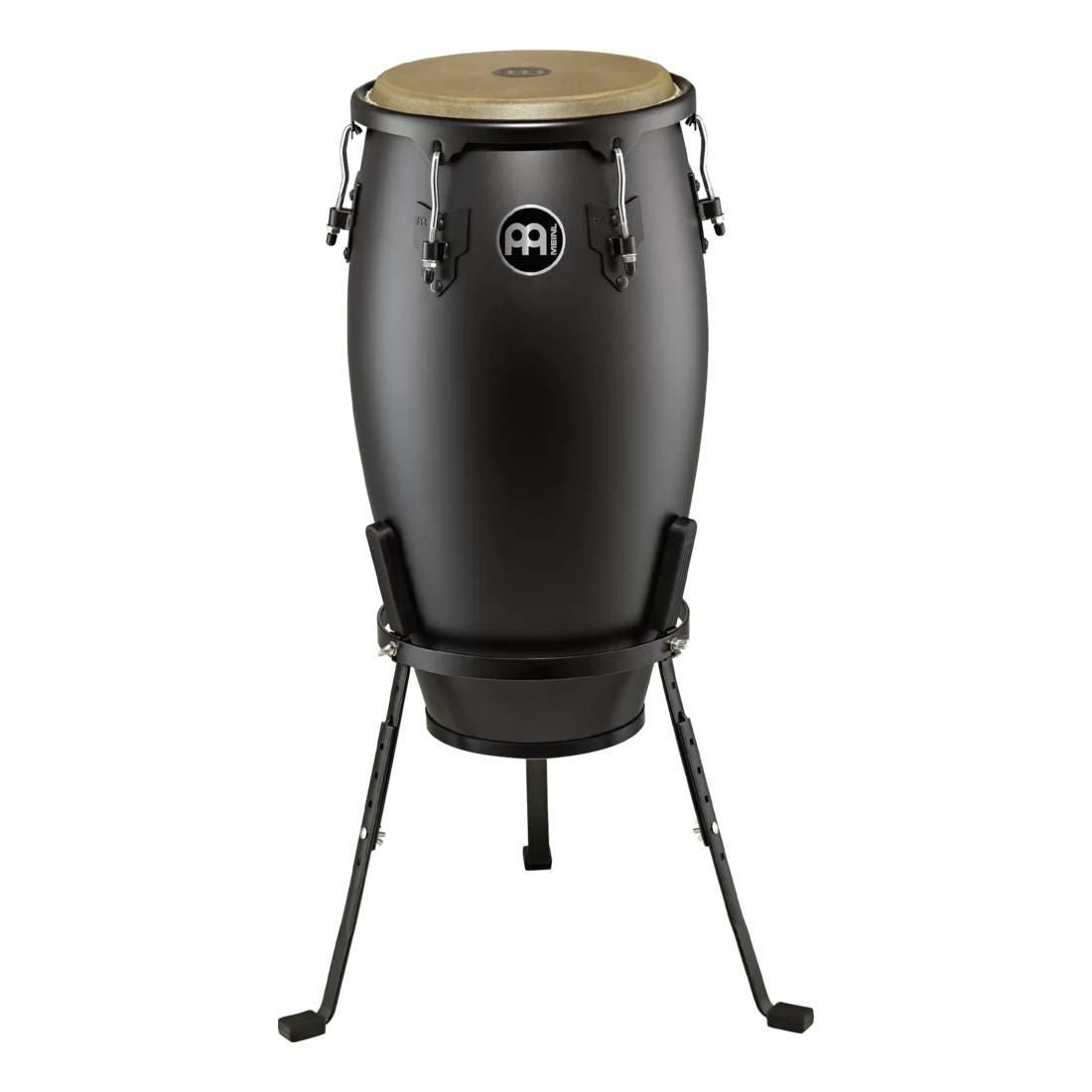 Meinl HC12PBK-M 12in Headliner Series Conga in Phantom Black with Basket Stand