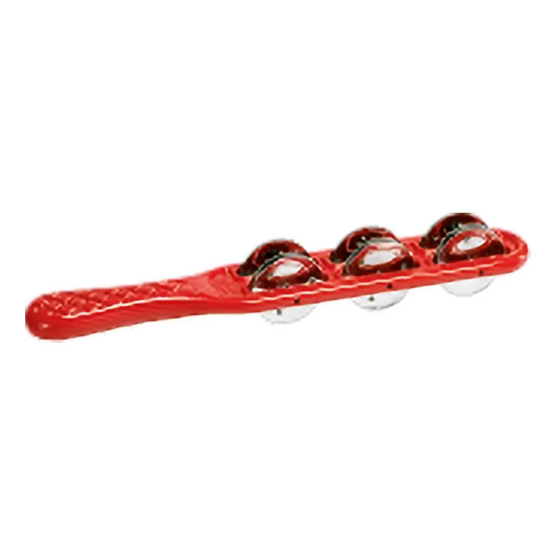 Meinl HJS1R Jingle Stick with Stainless Steel Jingles in Red