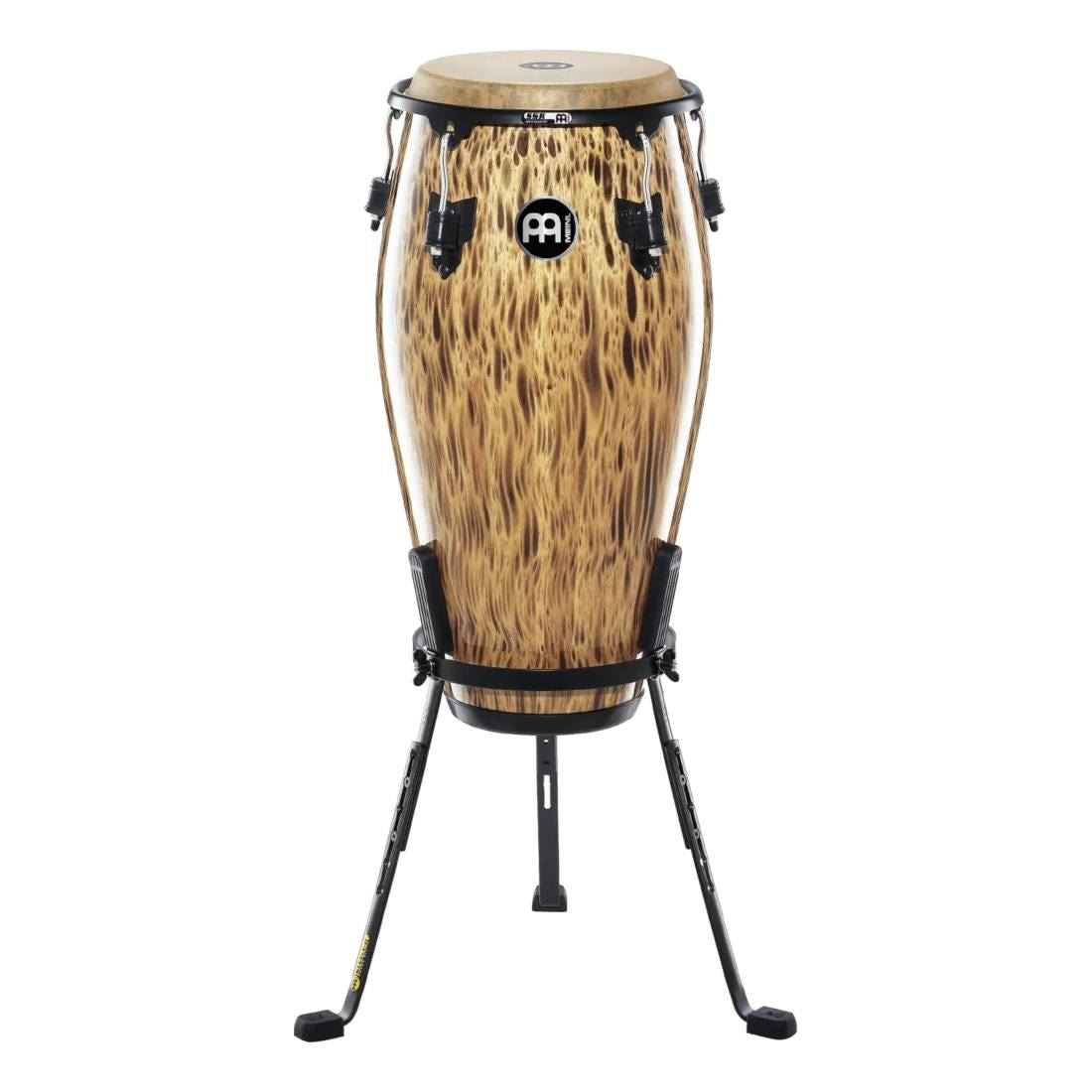 Meinl MCC11LB 11in Marathon Classic Series Quinto in Leopard Burl with Steely LI Stand
