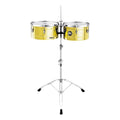 Meinl MT1415B 14 & 15in Steel Timbales in Brass Finish