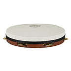 Meinl PAV12AB-M-TF 12in True Feel Headed Vented Jingles Tambourine in African Brown