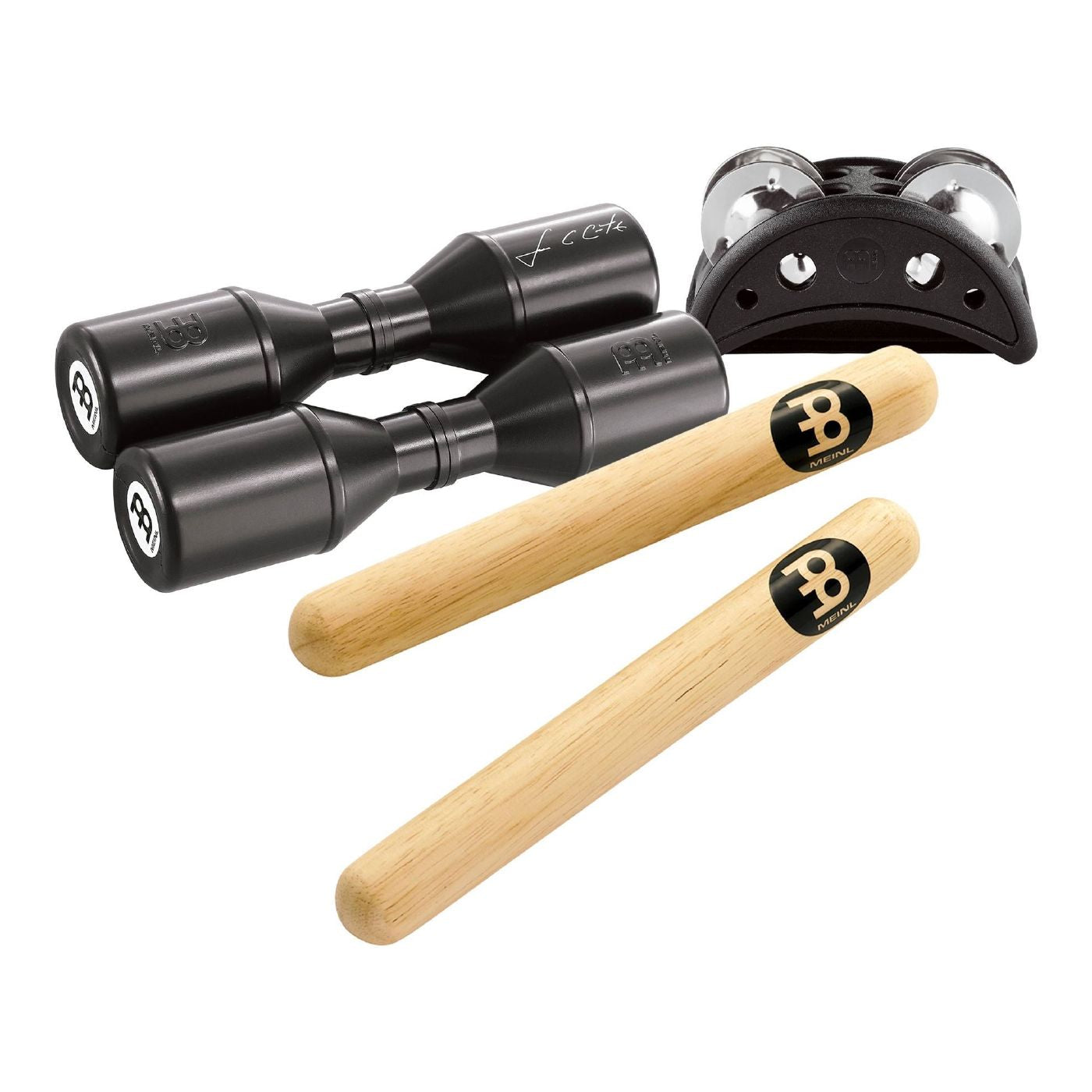 Meinl PP-1 Percussion Pack (CL1HW, SH4BK, CFJS2S-BK)