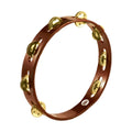Meinl TA1B-AB Brass Jingles Tambourine 1 Row in African Brown
