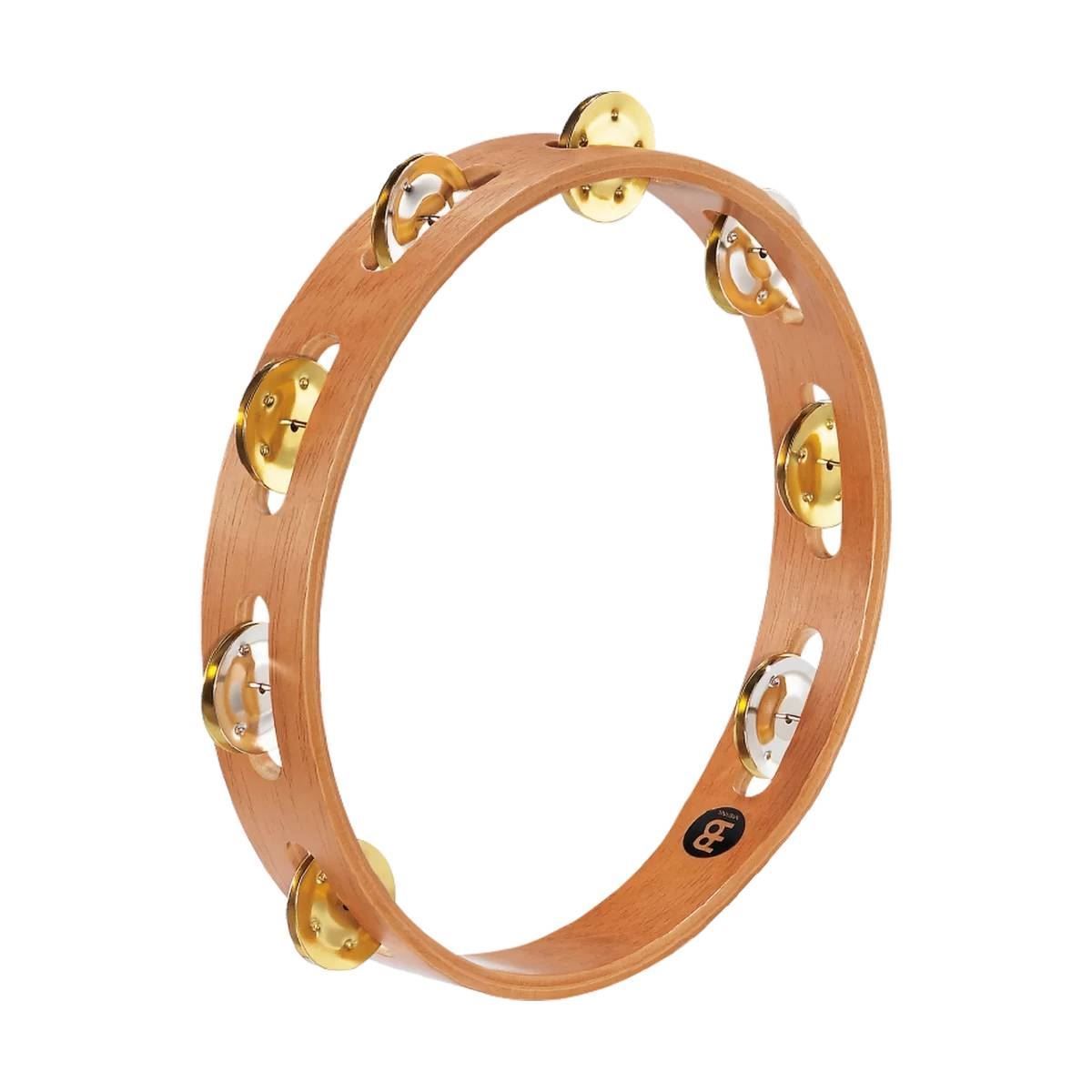 Meinl TA1M-SNT Dual Alloy Jingles Tambourine 1 Row in Super Natural