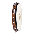 Meinl TAH1AB Steel Jingles Tambourine 1 Row in African Brown