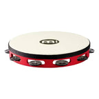 Meinl TAH1BK-R-TF Black Plated Steel Jingles Tambourine 1 Row in Red