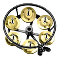 Meinl THH1B-BK Hi-Hat Tambourine with Brass Jingles in Black