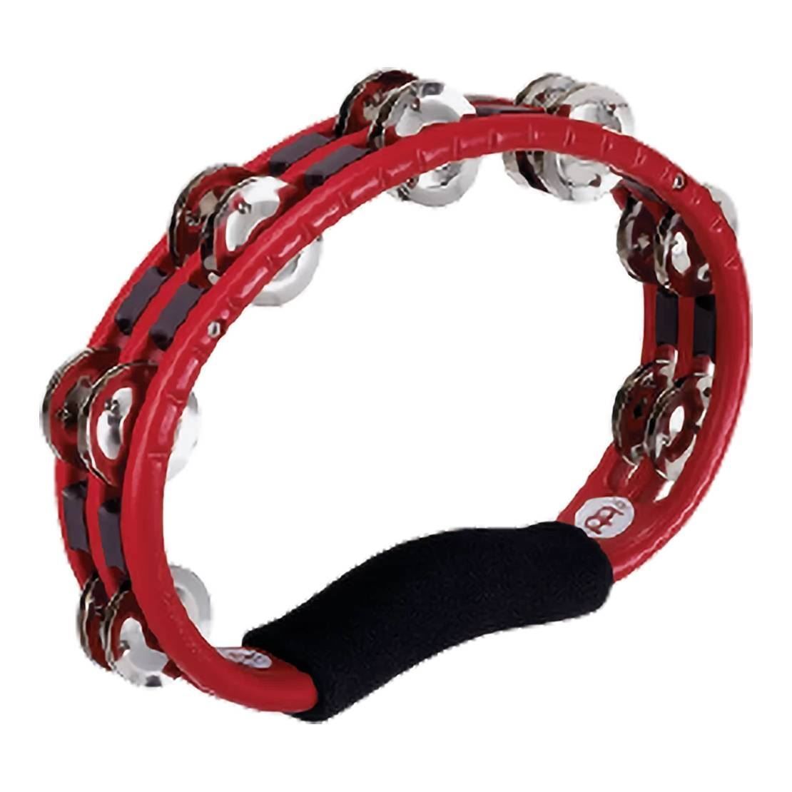Meinl TMT1R Steel Jingles Hand Held Tambourine in Red
