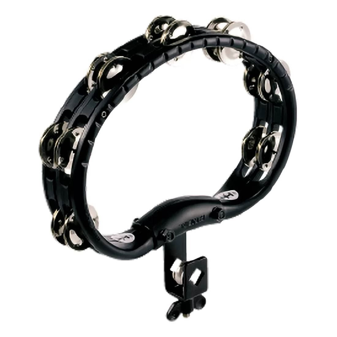 Meinl TMT2BK Steel Jingles Mountable Tambourine in Black