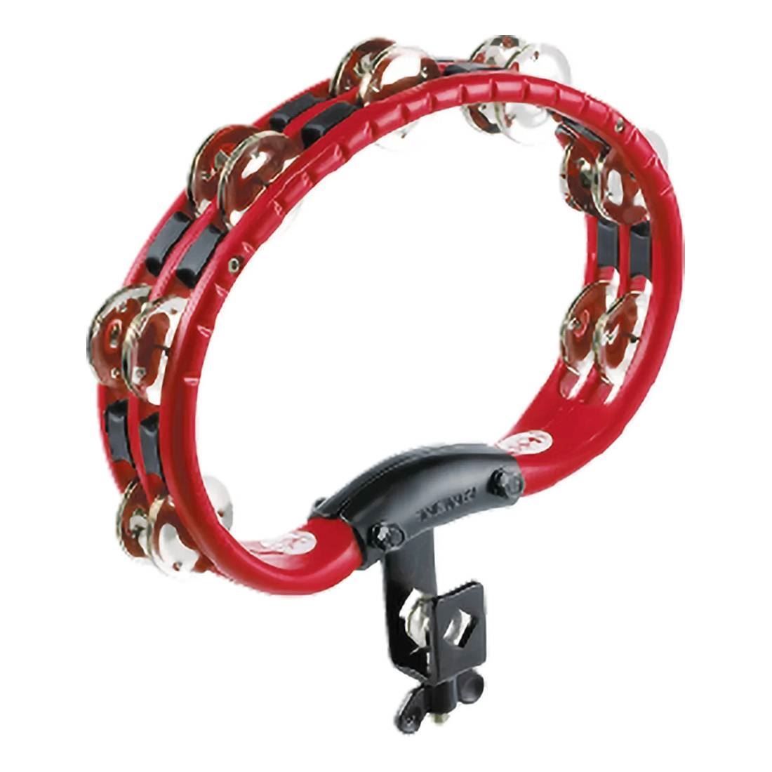 Meinl TMT2R Steel Jingles Mountable Tambourine in Red