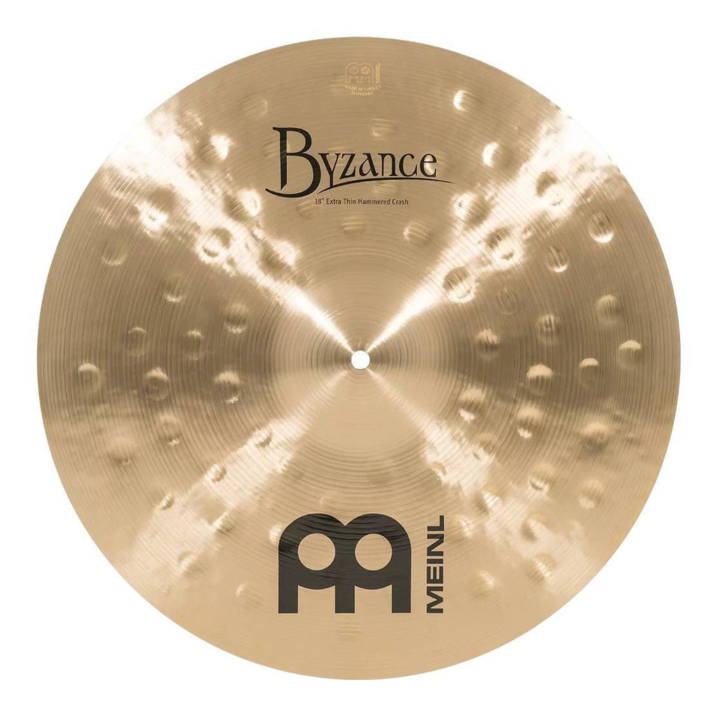 Meinl Byzance Traditional 18 Inch Extra Thin Hammered Crash Cymbal