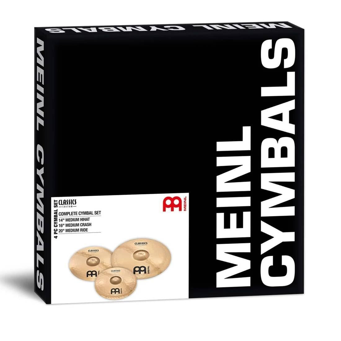 Meinl CC141620 Classics Custom Brilliant Pack 14MHH 16MC 20MR