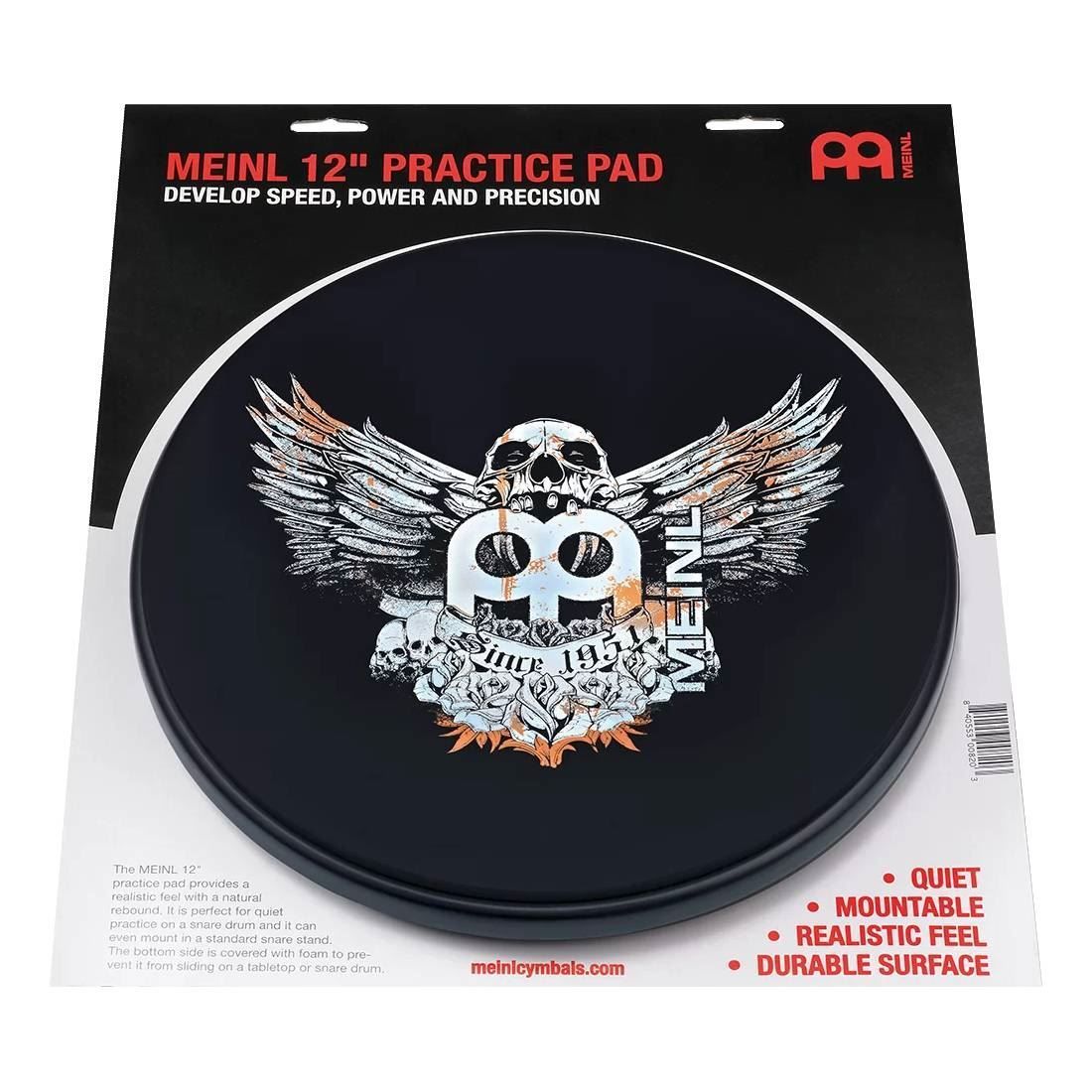 Meinl MPP-12-JB 12 Practice Pad, Jawbreaker