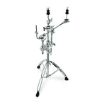 Mapex TS965A cymbal and tom combo stand with two boom arms, sturdy drum hardware for mounting cymbals and drums.