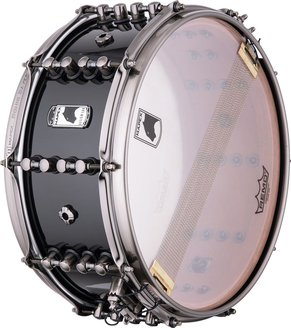 Mapex BPDLMH4600LPB Black Panther The Maximus 14 x 6.5in Snare Drum in Piano Black