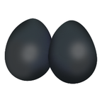 Mano Percussion Egg Maracas - Black