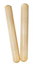 Mano Percussion 6 inch Claves - Natural
