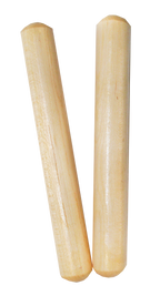 Mano Percussion 6 inch Claves - Natural