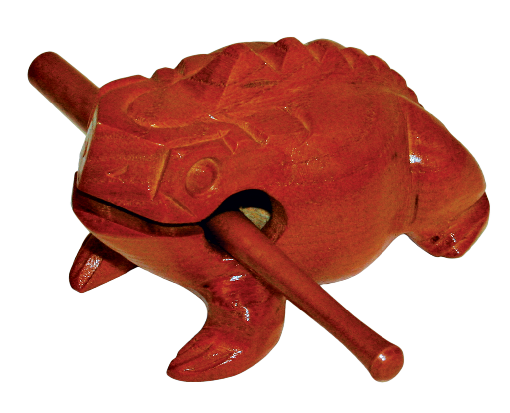 Mano Percussion EM337L Guiro Tone Frog - Brown