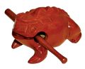Mano Percussion EM337L Guiro Tone Frog - Brown