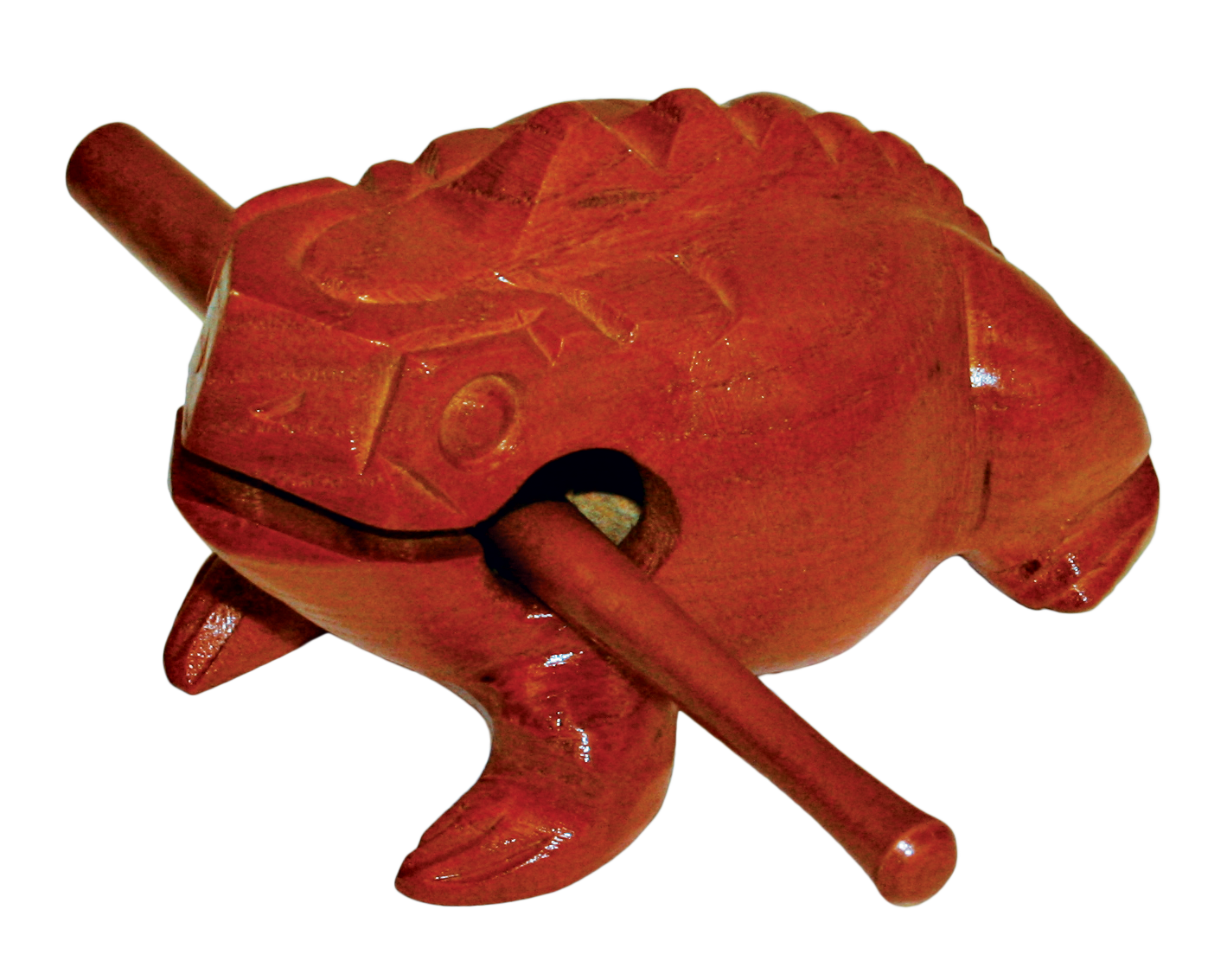 Mano Percussion EM337L Guiro Tone Frog - Brown