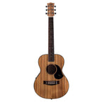 Maton EMBW6 Blackwood Mini Acoustic Guitar with a natural wood finish and compact body, perfect for travel and small performances.