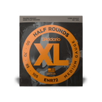 D'Addario ENR72 Half Round Bass Guitar Strings, Medium, 50-105, Long Scale