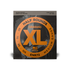 D'Addario ENR72 Half Round Bass Guitar Strings, Medium, 50-105, Long Scale