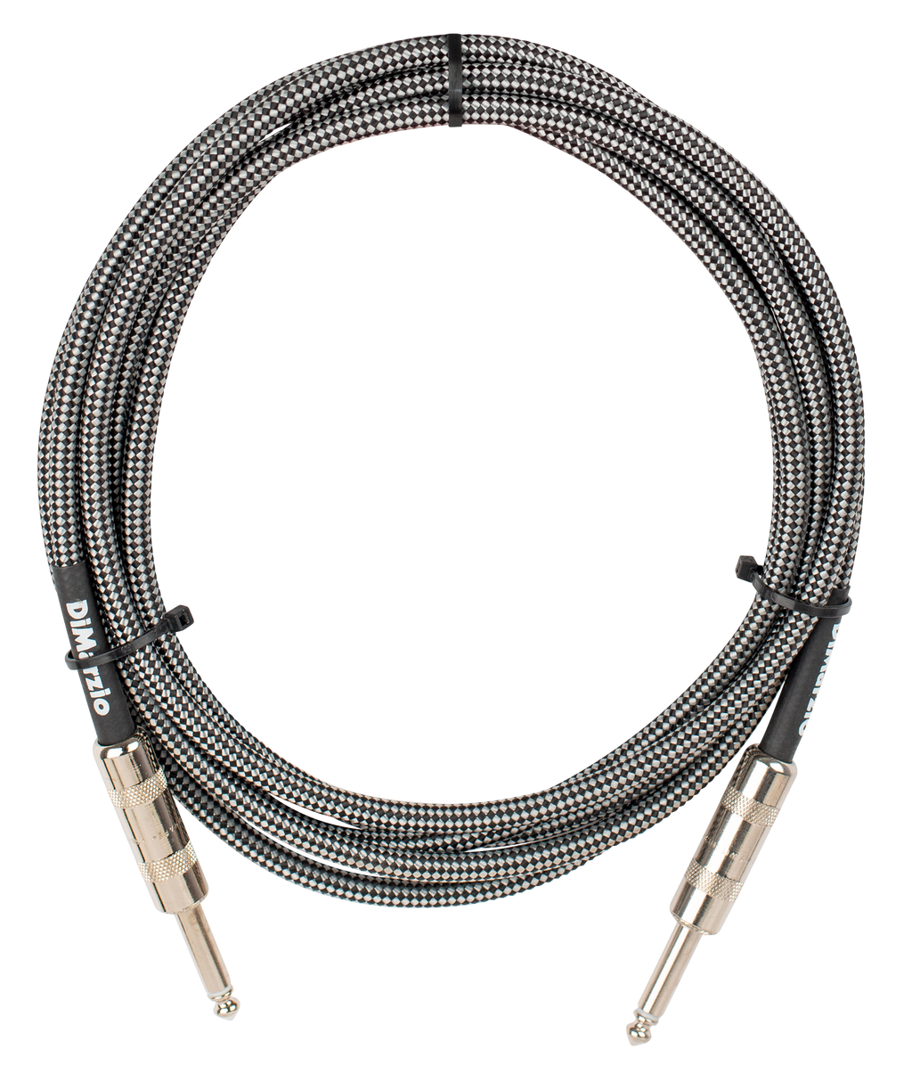 Dimarzio EP1710BG 10 Foot Pro Guitar Cable - Black & Grey