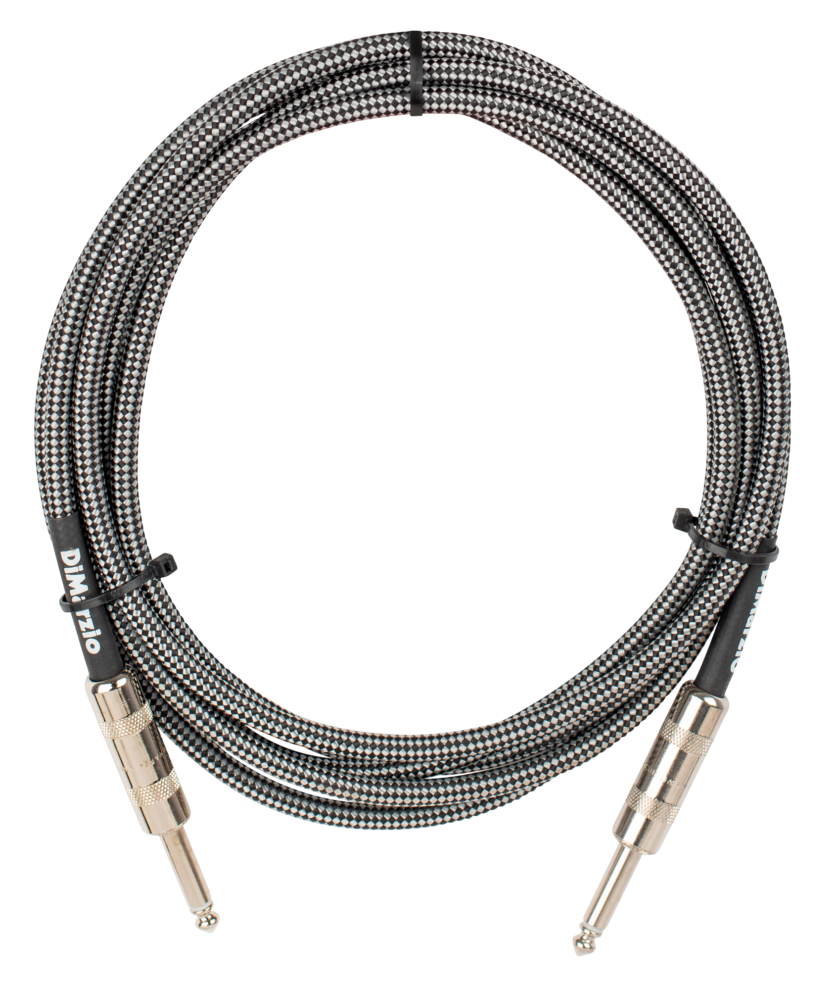 Dimarzio EP1710BG 10 Foot Pro Guitar Cable - Black & Grey