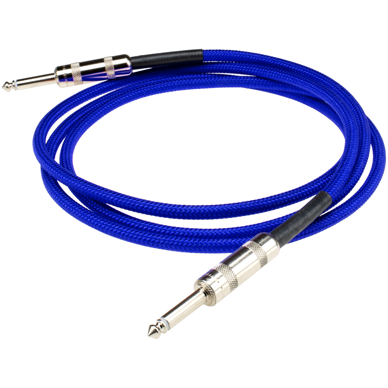 Dimarzio EP1710EB 10 Foot Pro Guitar Cable - Electric Blue