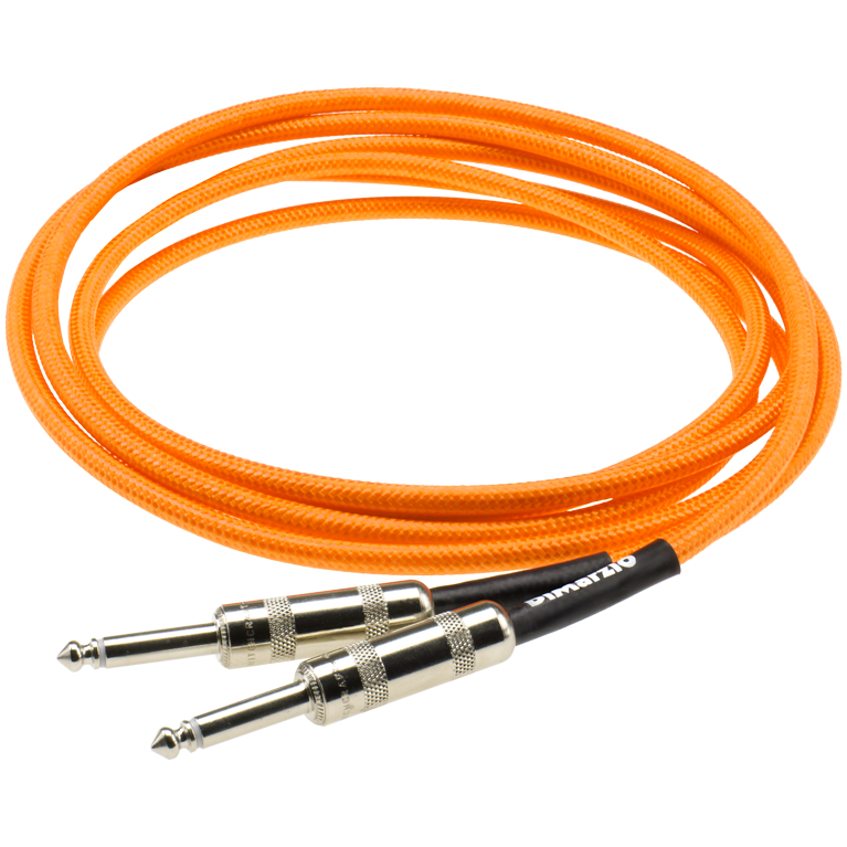 Dimarzio EP1710NO 10 Foot Pro Guitar Cable - Neon Orange