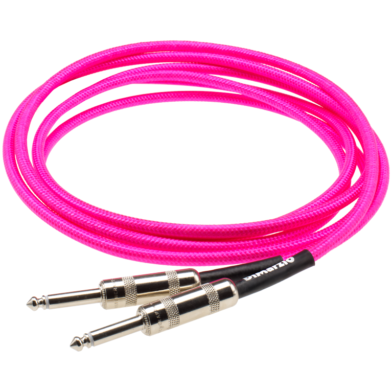 Dimarzio EP1710NP 10 Foot Pro Guitar Cable - Neon Pink