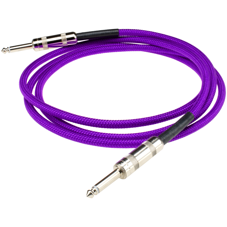 Dimarzio EP1710PL 10 Foot Pro Guitar Cable - Electric Purple