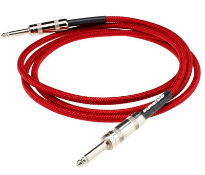 Dimarzio EP1710R 10 Foot Pro Guitar Cable - Red