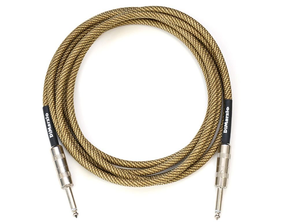 Dimarzio EP1710VT 10 Foot Pro Guitar Cable - Vintage Tweed