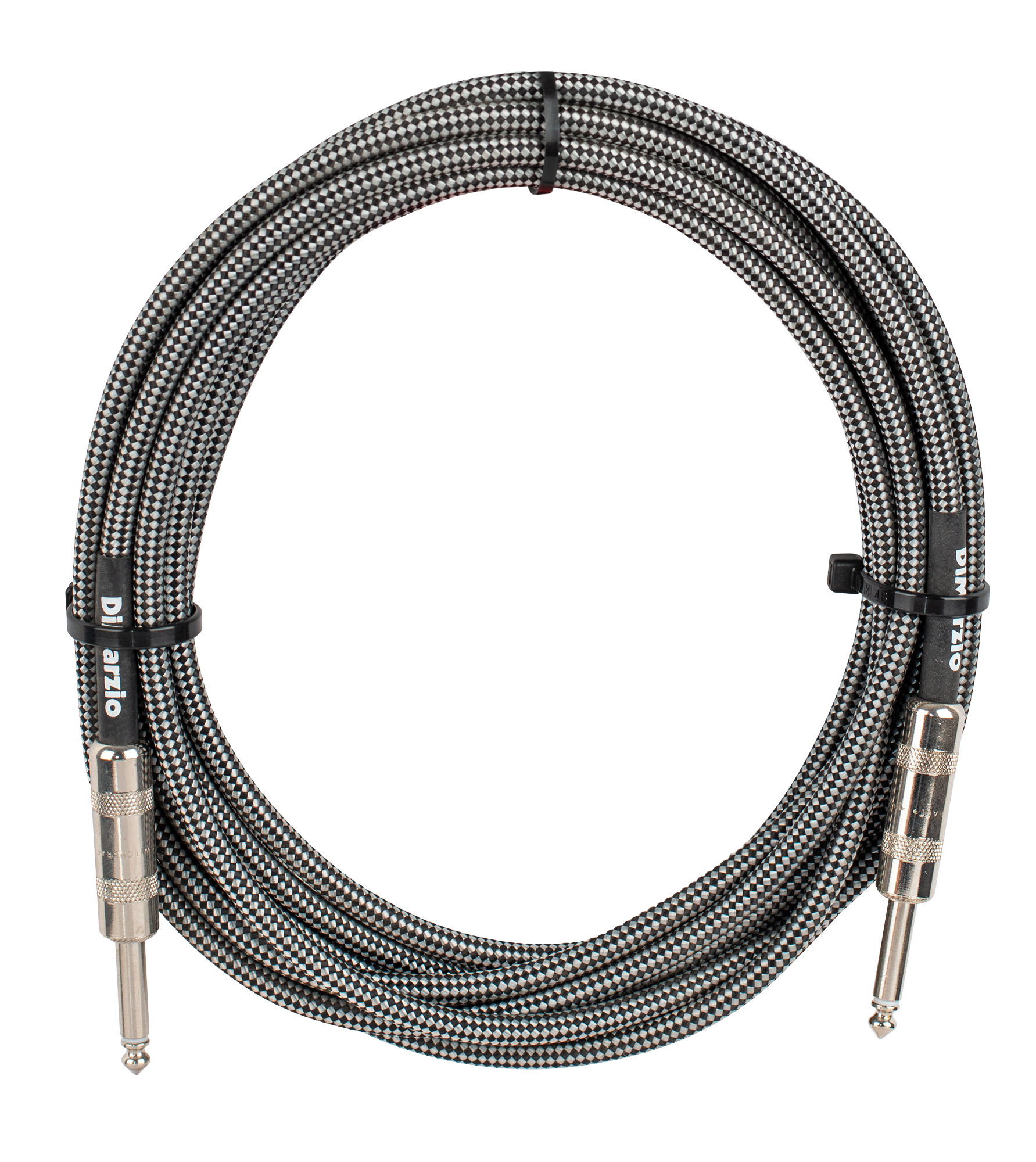 Dimarzio EP1718BG 18 Foot Pro Guitar Cable - Black & Grey