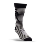 Perris Licensed Elvis Jailhouse Rock Large Crew Socks in Grey-1 Pair
