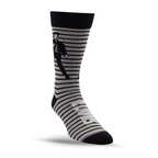 Perris Licensed Elvis Jailhouse Rock Large Crew Socks in Grey-1 Pair