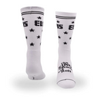 Perris Licensed Elvis The King  Large Crew Socks in White-1 Pair