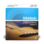 D'Addario EPBB170 45-100 Phosphor Bronze 4-String Acoustic Bass Guitar Strings