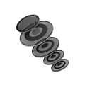 Evans dB One ONE ROCK PACK with 14 inch Snare and 22 inch Bass
