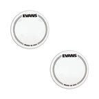 Evans EQPC1 Clear Plastic Single Patch - 2 Pieces