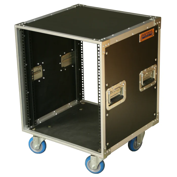 12RU Basic 19 Rack Mount Case with Castors 495mmD (No Covers)