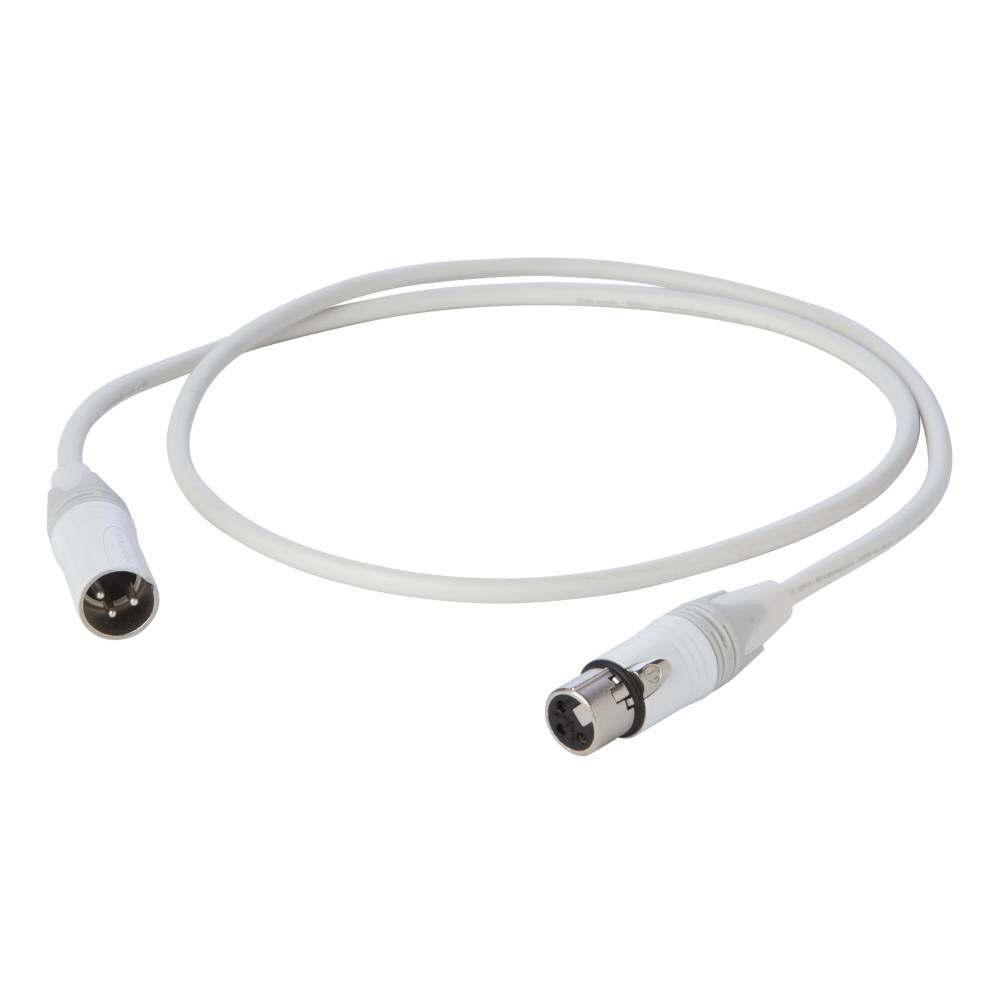 Proel ESO210LU5WH Pro XLR Audio Cable 15m - White