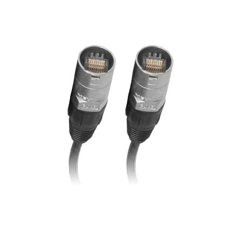 Chauvet Ethercon Extension 10 CAT6 cable, 18-inch length, designed for reliable lighting accessory connections.