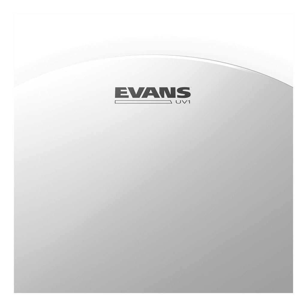 Evans UV1 Coated Tom Pack featuring 12", 13", and 16" drumheads for enhanced sound and durability.