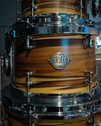 Evetts Jarrah 5- piece Shell Pack Drum kit in  Smooth Satin - Blackheart Sassafrass